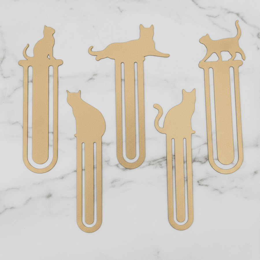 Cat Bookmark – Pack of 5