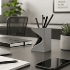 Curvecut Pen Holder