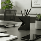 Curvecut Pen Holder