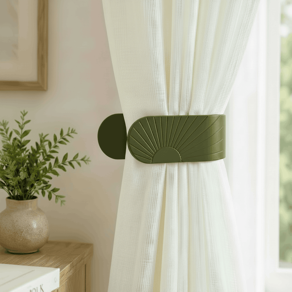 Modern Curtain Tiebacks Unisculp