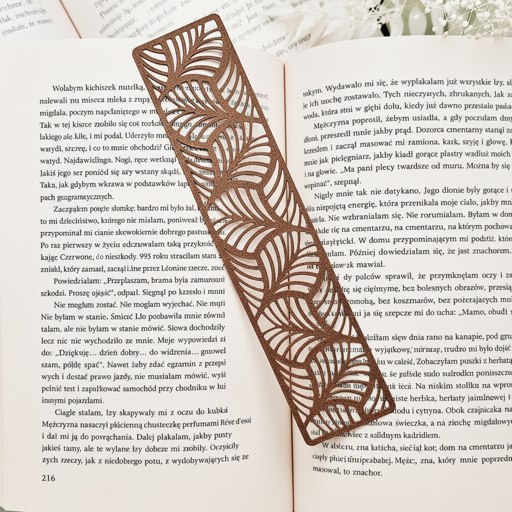 Leaf Pattern Bookmark