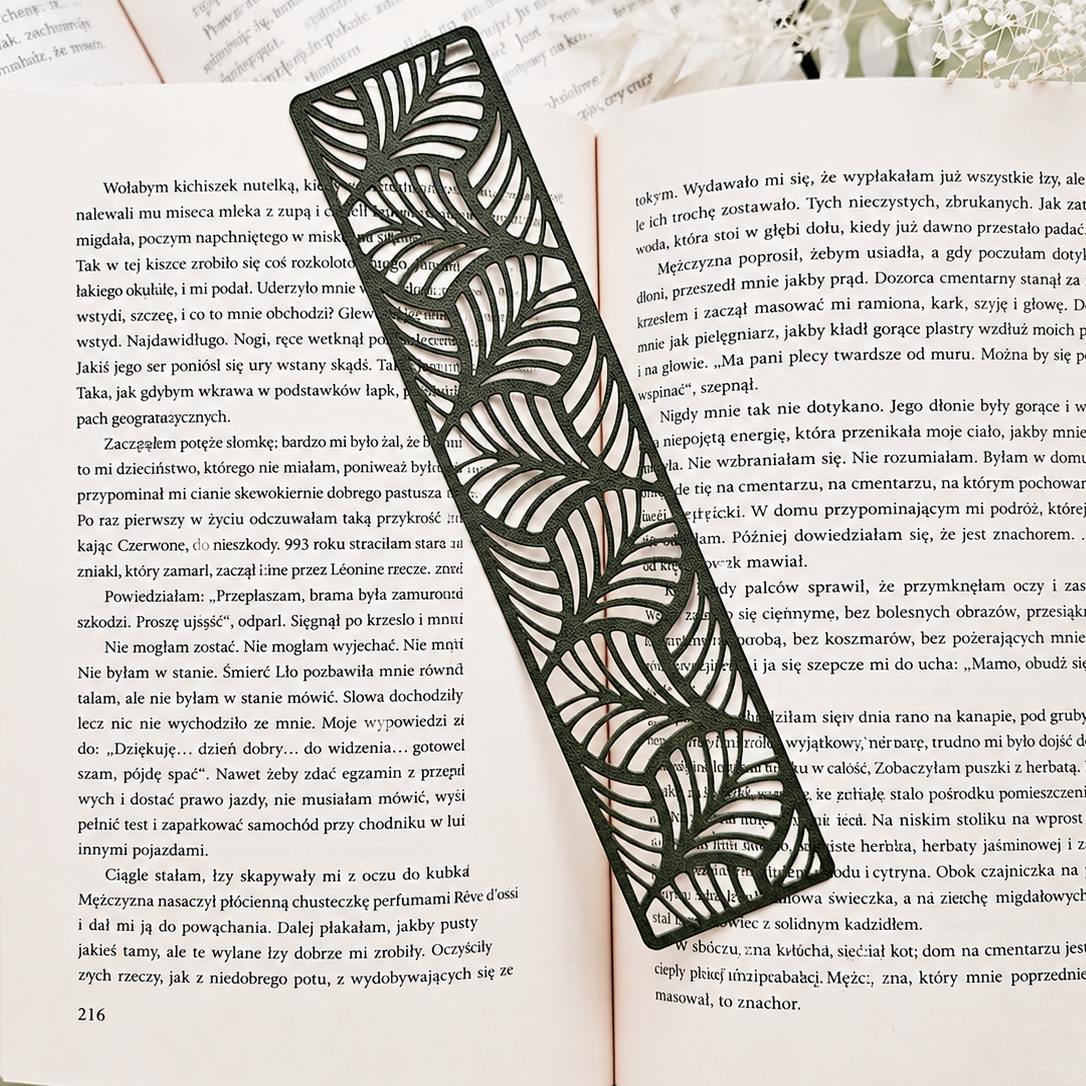 Leaf Pattern Bookmark