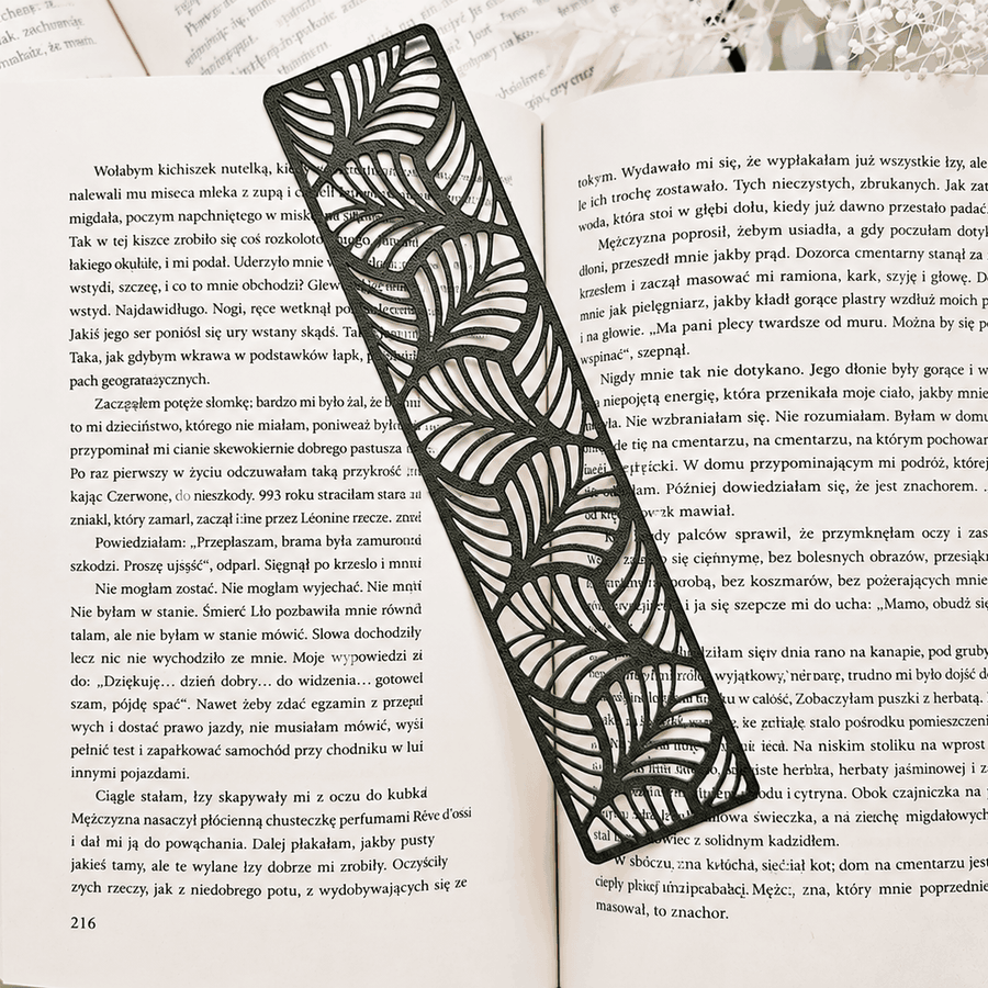 Leaf Pattern Bookmark