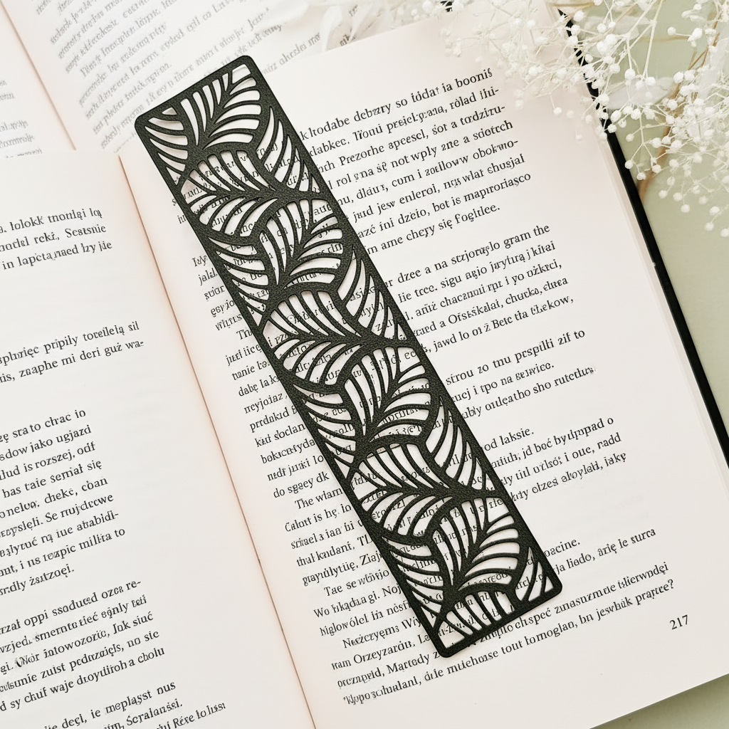 Leaf Pattern Bookmark