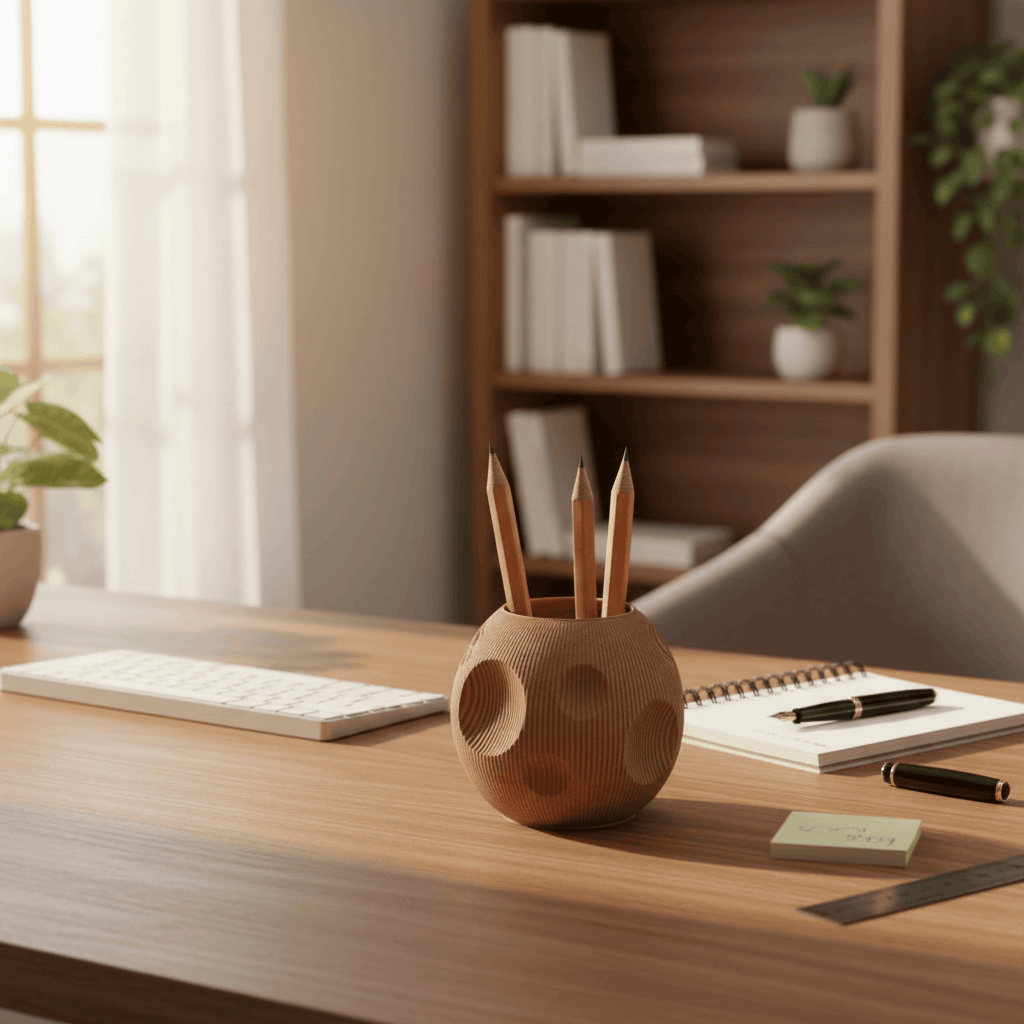 Luna Orbit Pen Holder