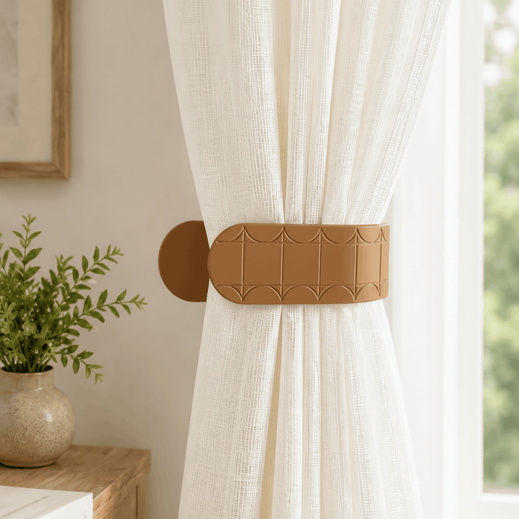 Modern Curtain Tiebacks 3 Unisculp