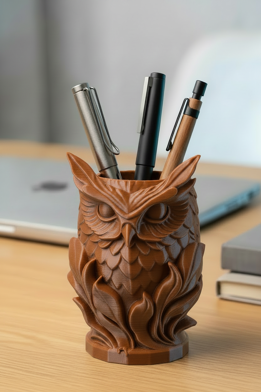 Owl Pen Holder