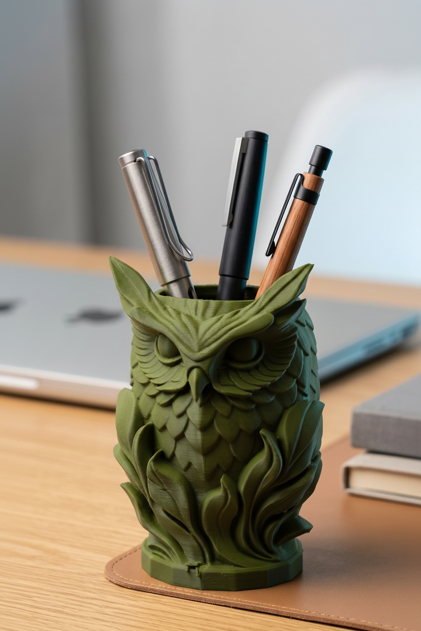 Owl Pen Holder