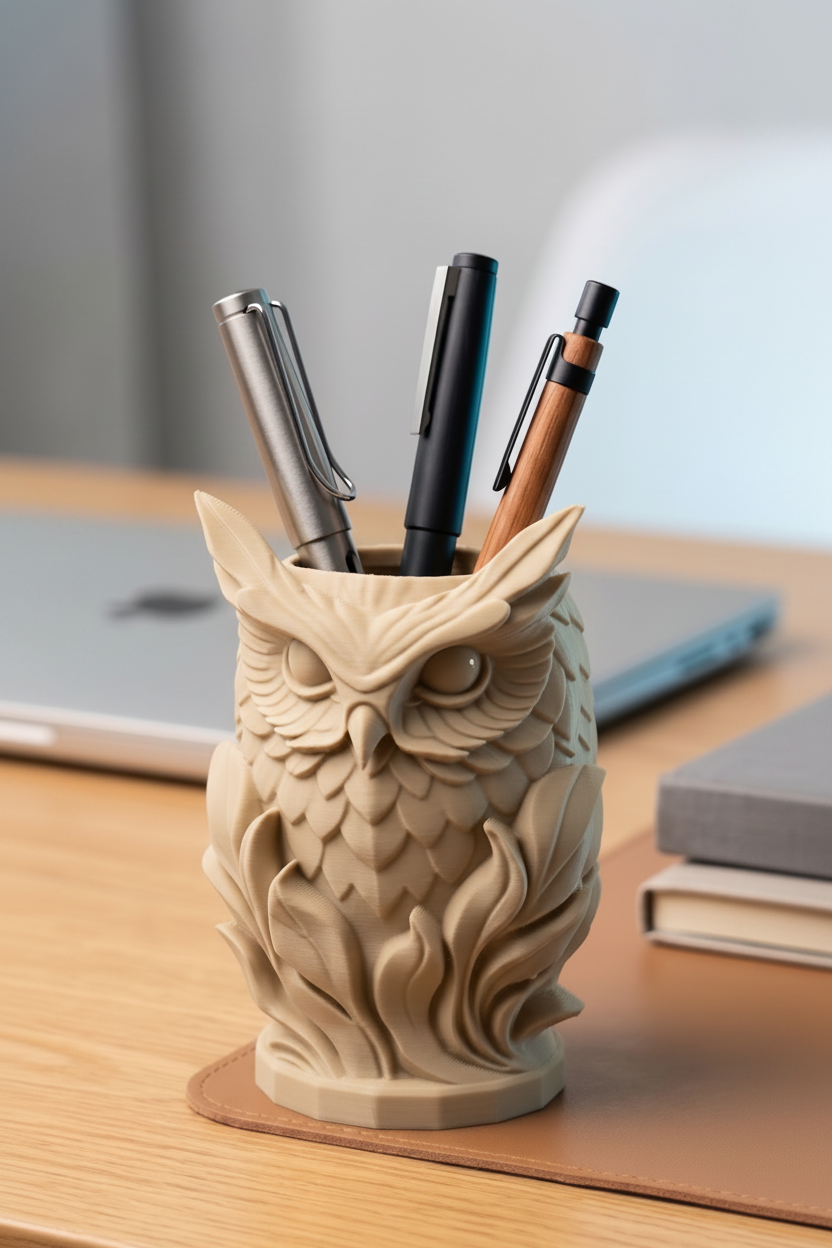 Owl Pen Holder