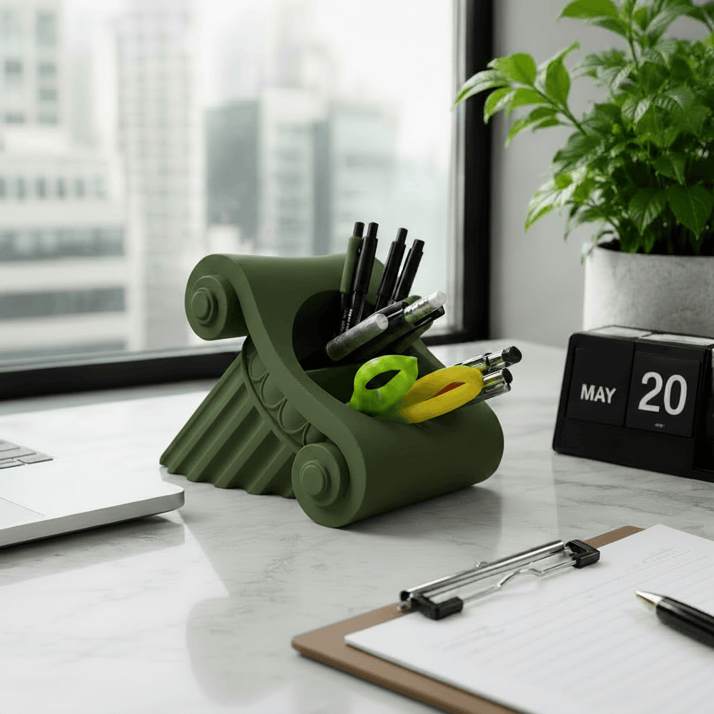 Scroll Craft Pen Holder