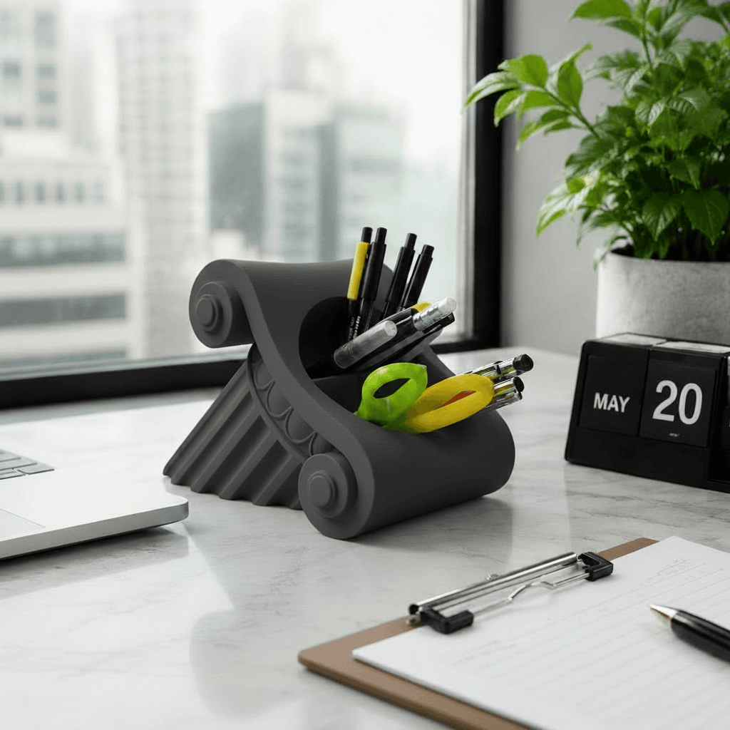 Scroll Craft Pen Holder