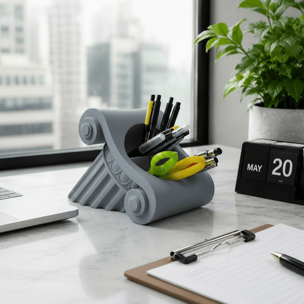 Scroll Craft Pen Holder