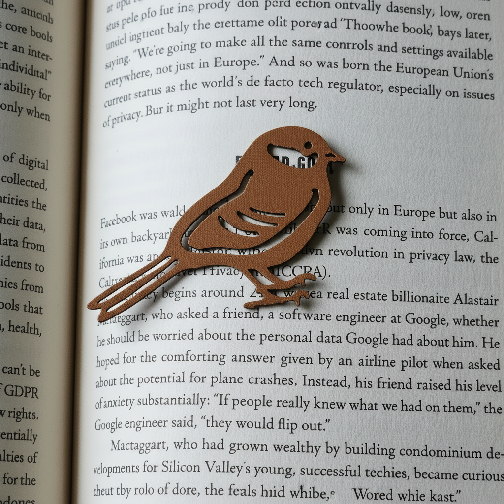 Sparrow Bookmark