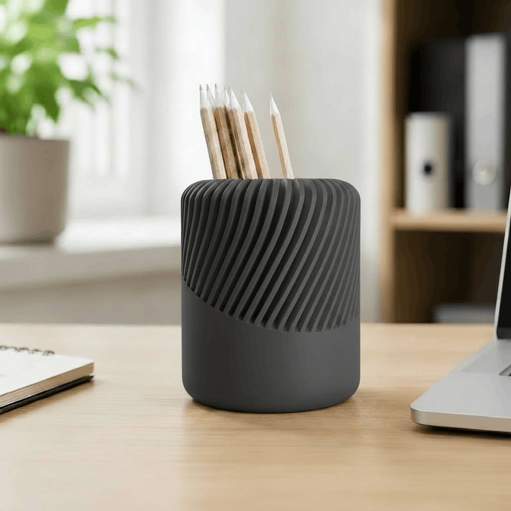 Spiral Edge Pen Holder
