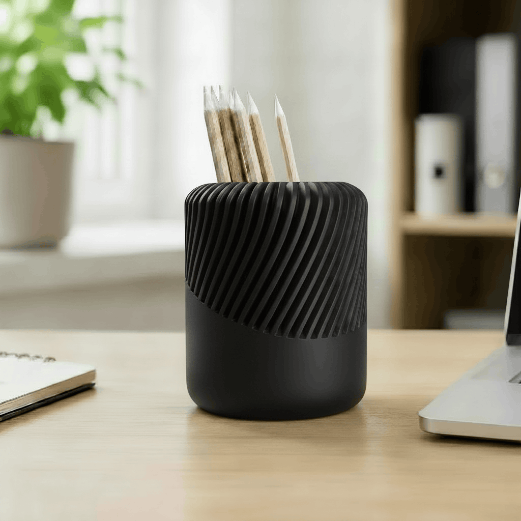 Spiral Edge Pen Holder