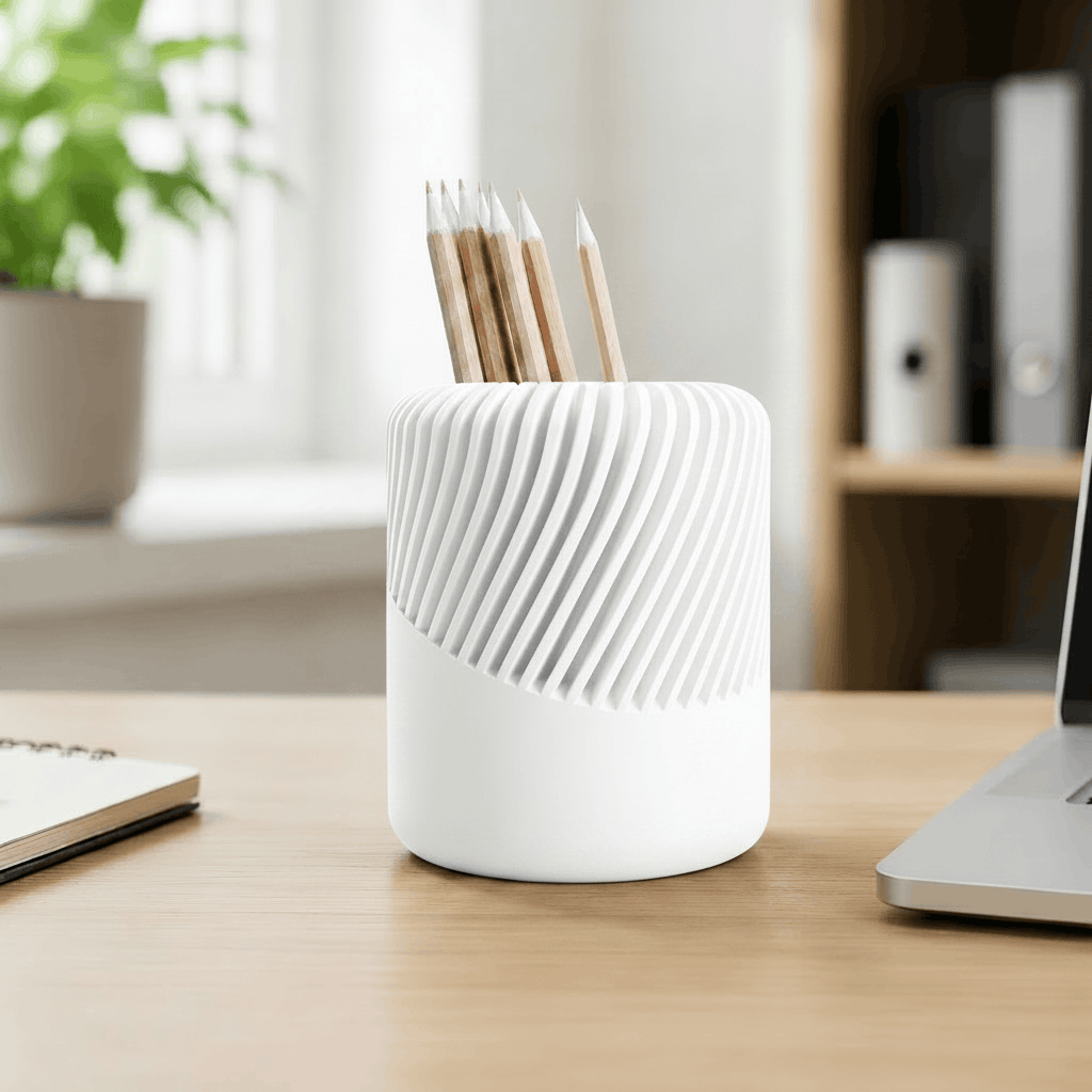 Spiral Edge Pen Holder