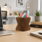 Spiral Wave Pen Holder