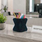 Spiral Wave Pen Holder
