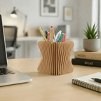 Spiral Wave Pen Holder