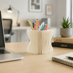 Spiral Wave Pen Holder