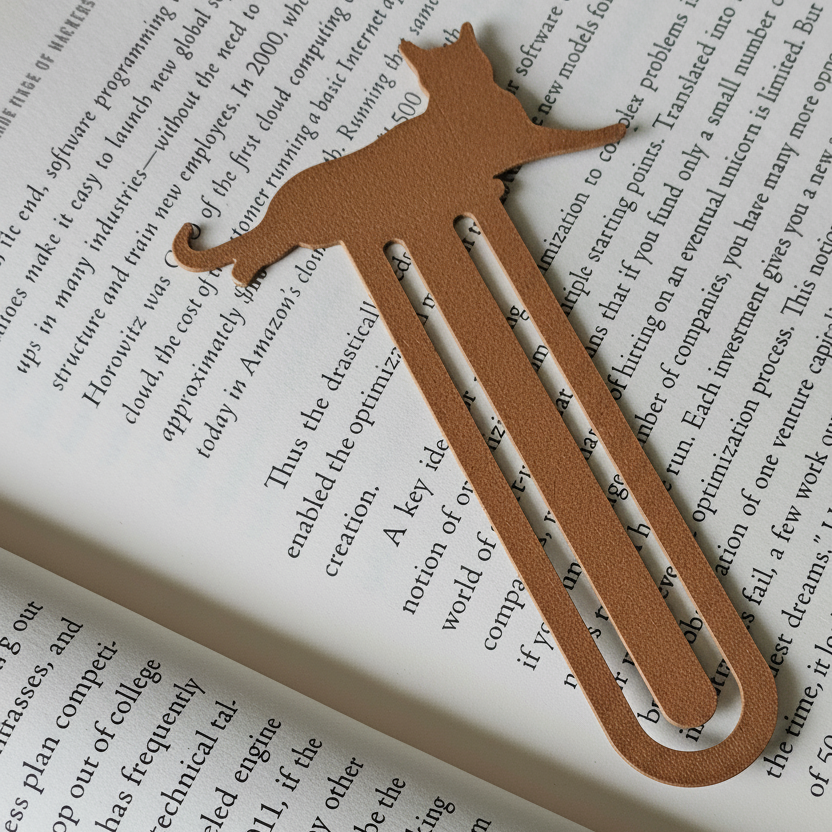 Stretching Cat Bookmark