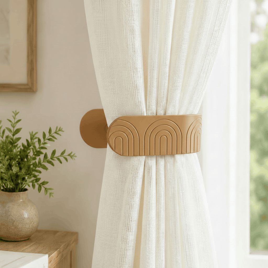 Modern Curtain Tiebacks 2 Unisculp