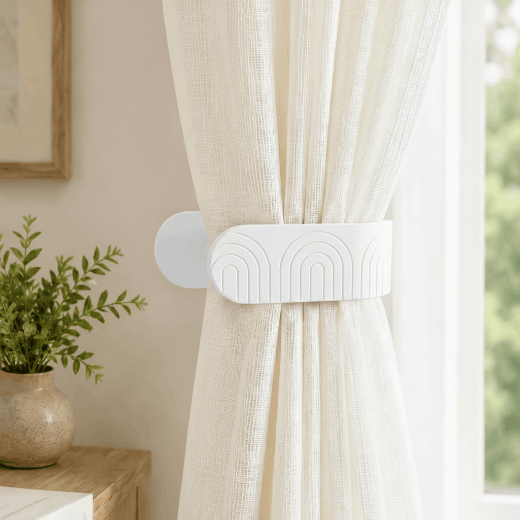 Modern Curtain Tiebacks 2 Unisculp