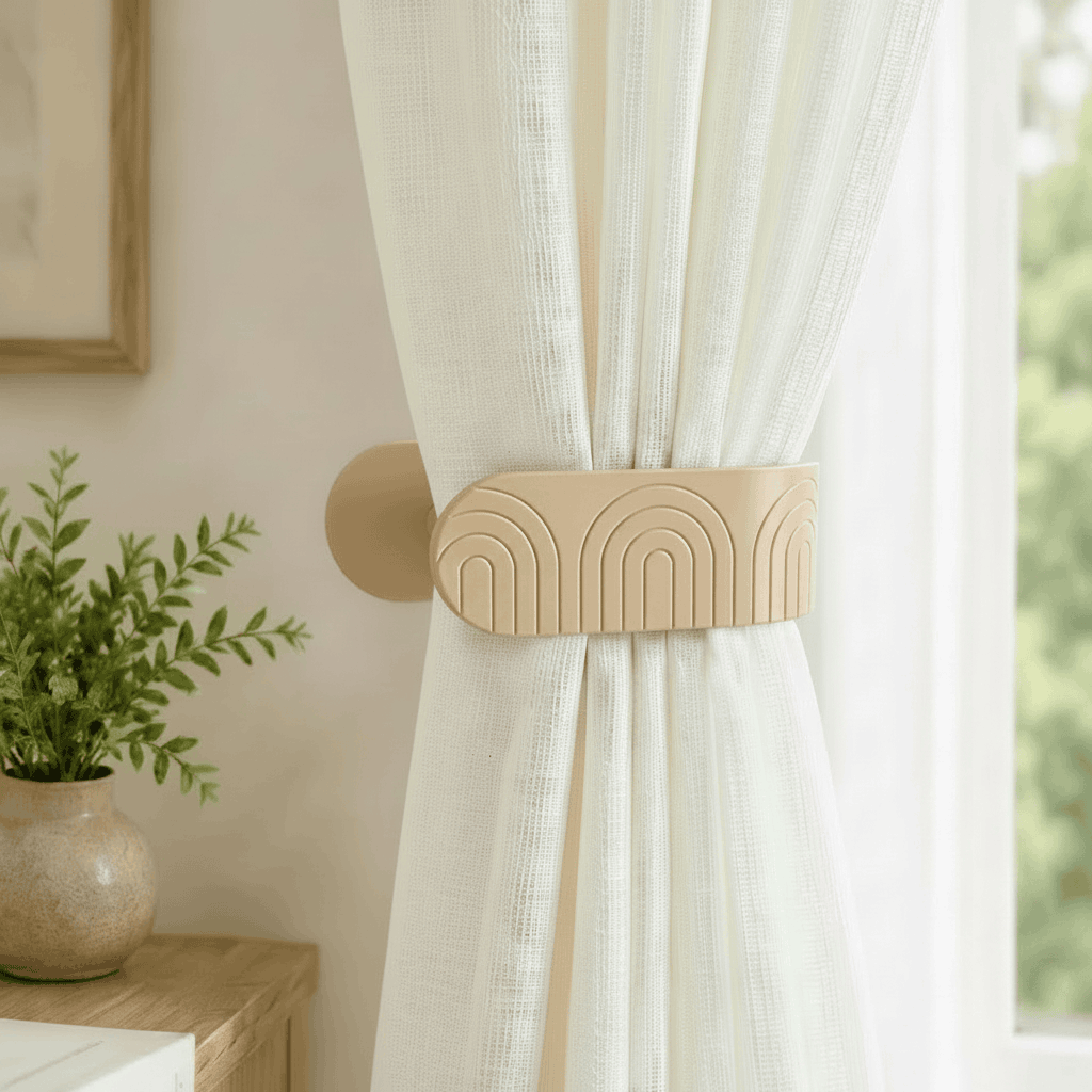 Modern Curtain Tiebacks 2 Unisculp