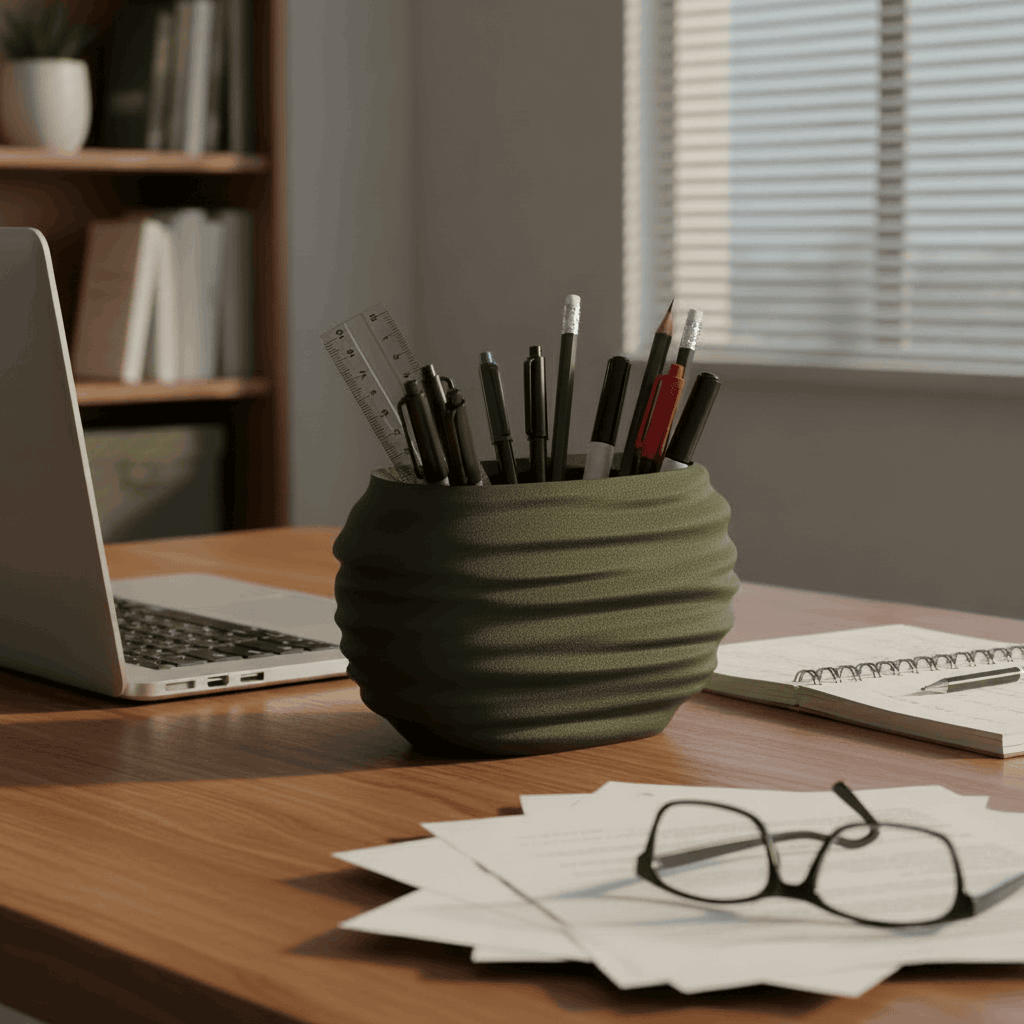 WaveNest Pen Holder