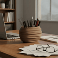 WaveNest Pen Holder