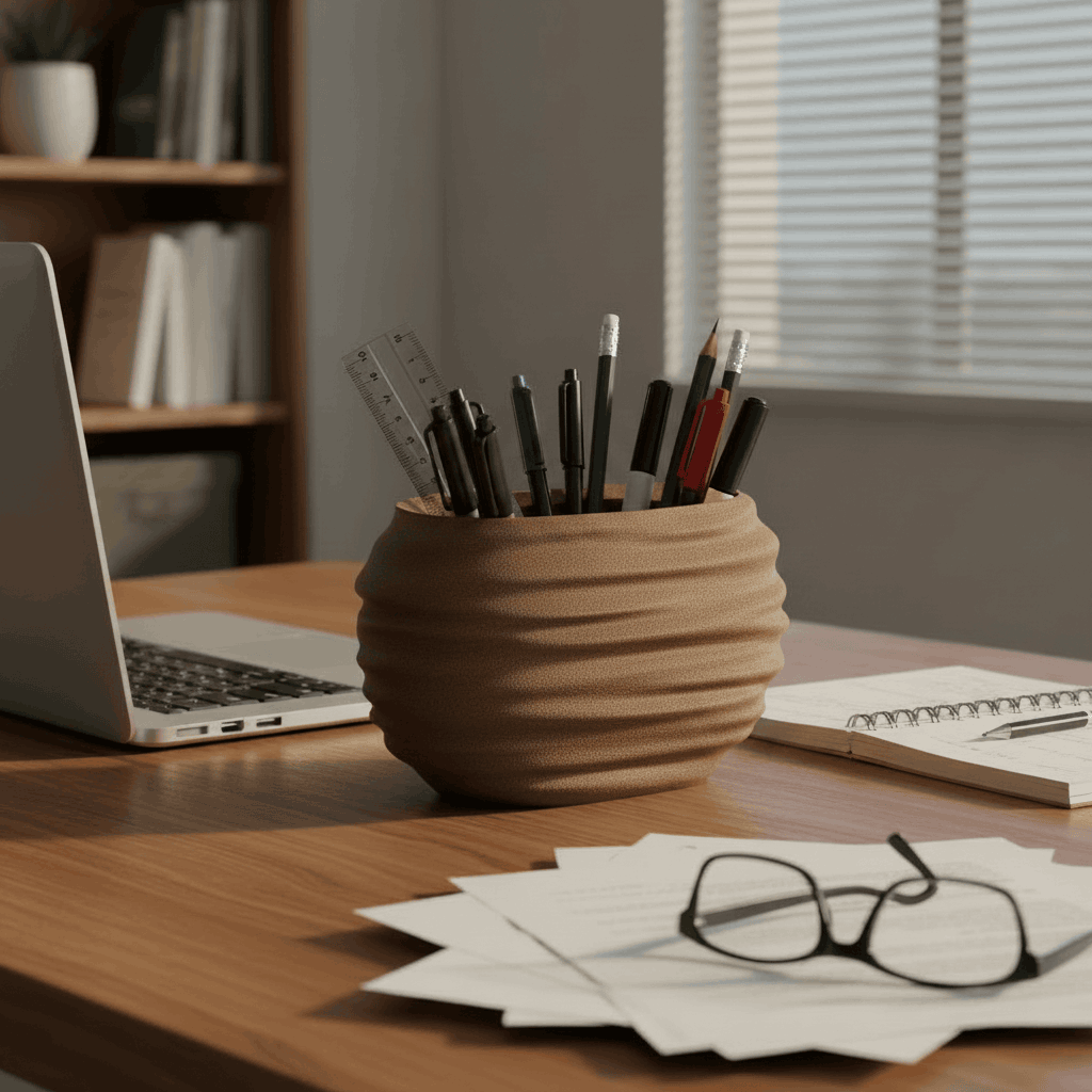 WaveNest Pen Holder