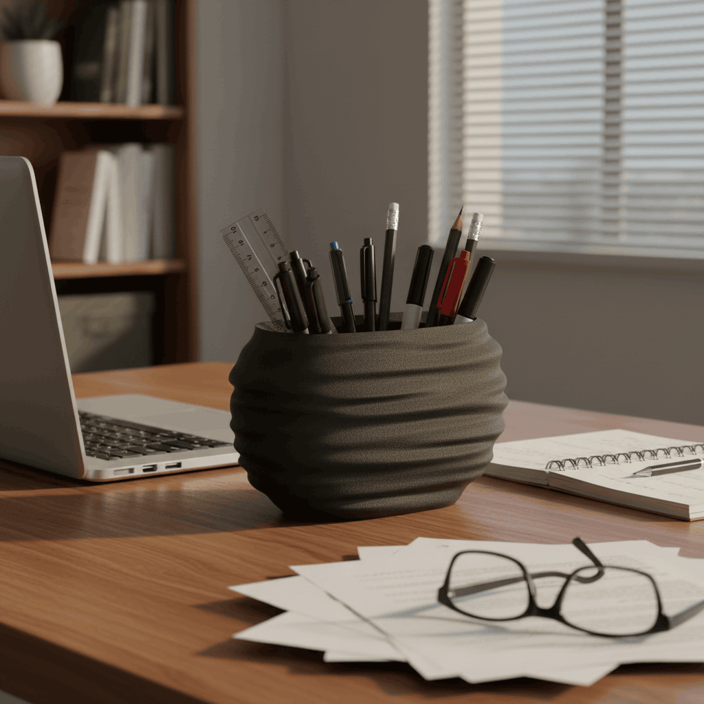 WaveNest Pen Holder
