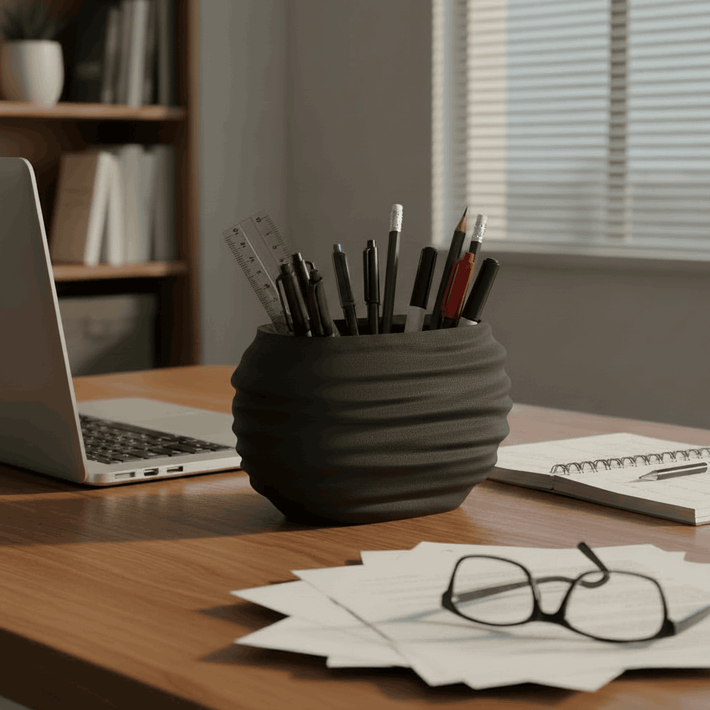 WaveNest Pen Holder
