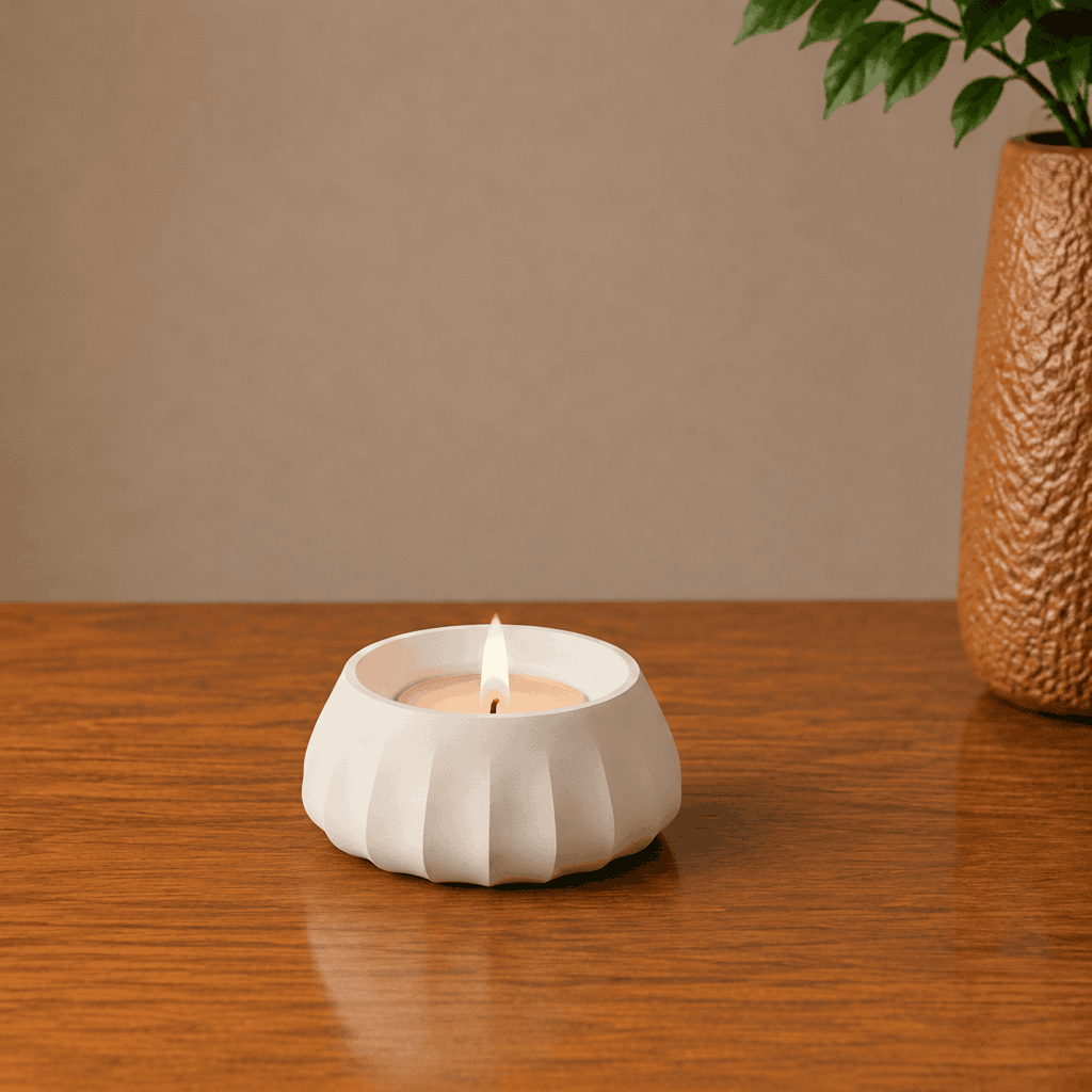 Aura Ribbed Diyas - Pack of 3 - Unisculp