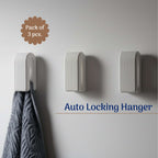 Auto Locking Hanger - Pack of 3 - Unisculp