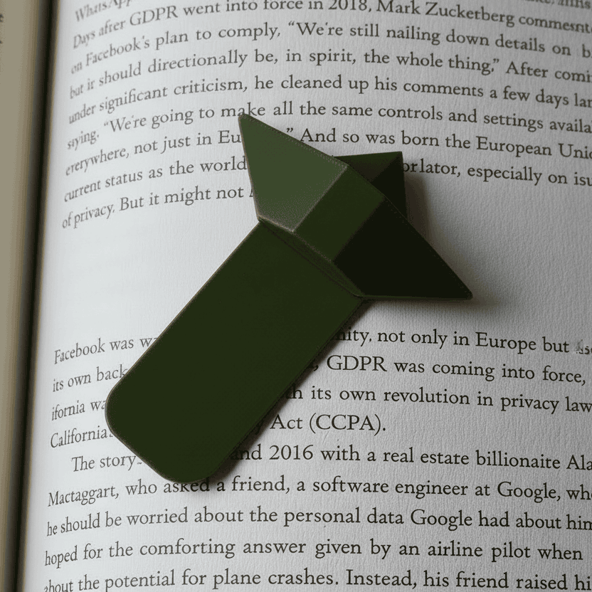 Boat Bookmark - Unisculp