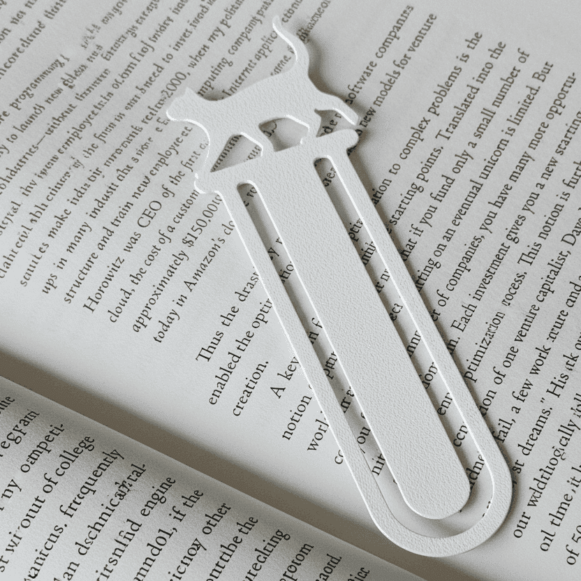 Cat Bookmark – Pack of 5 - Unisculp