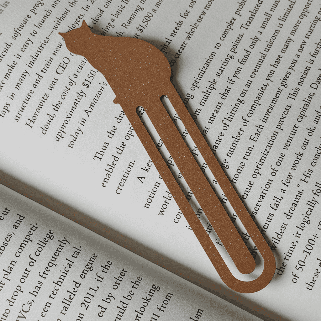 Cat Bookmark – Pack of 5 - Unisculp