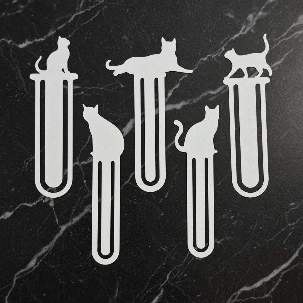 Cat Bookmark – Pack of 5 - Unisculp