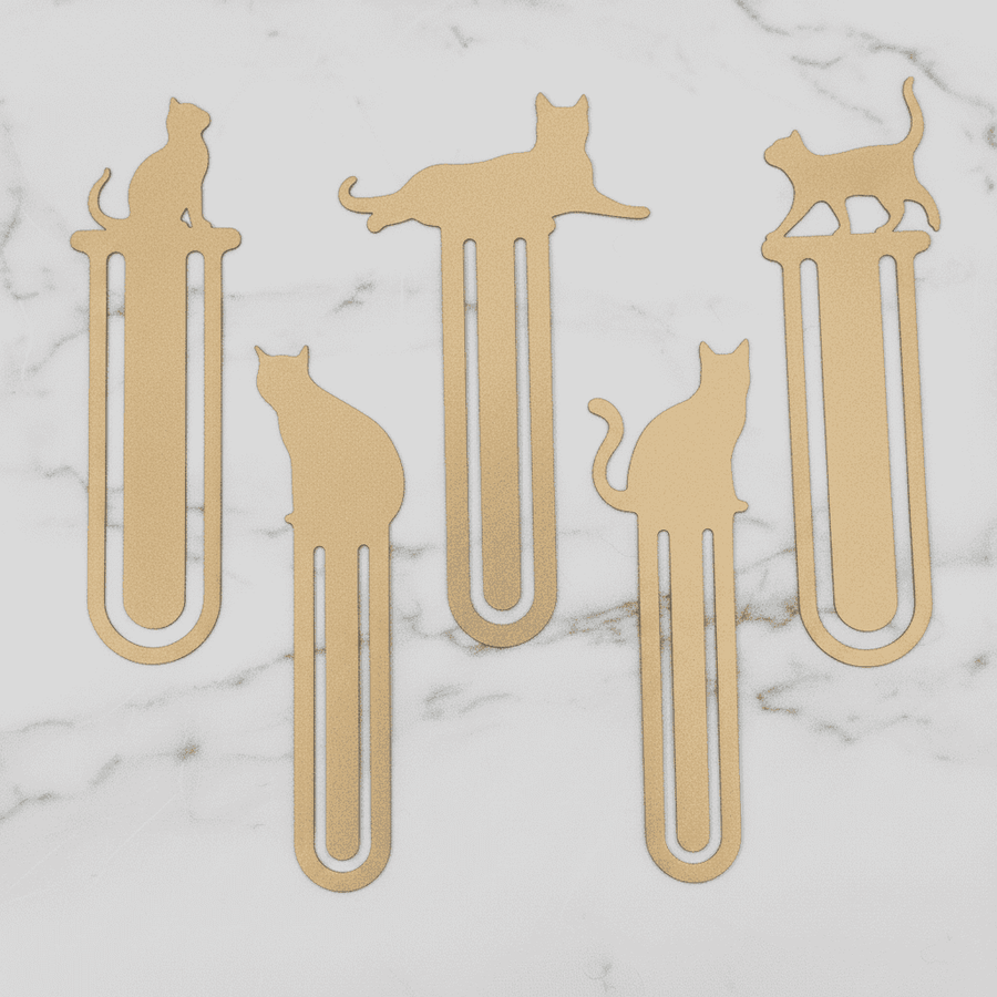 Cat Bookmark – Pack of 5