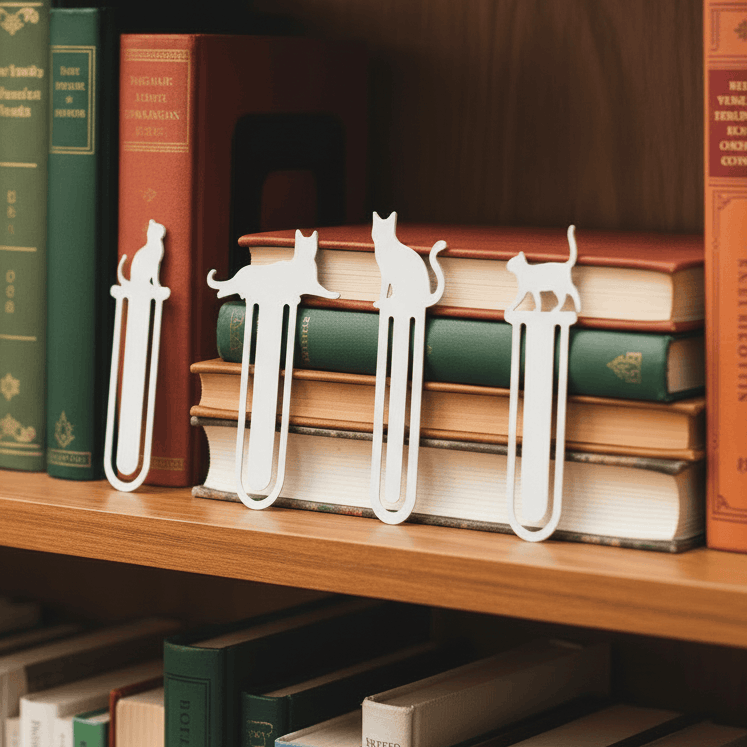 Cat Bookmark – Pack of 5 - Unisculp
