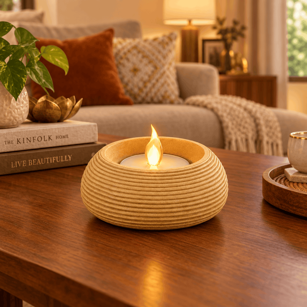 Circular Ribbed Diyas – Pack of 3 - Unisculp