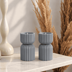 Fluted Grace Diyas – Pack of 3 - Unisculp