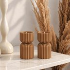 Fluted Grace Diyas – Pack of 3 - Unisculp