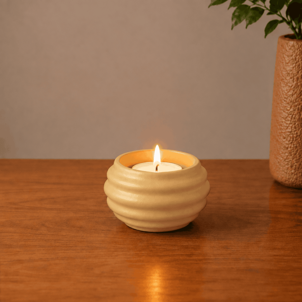Harmony Flame Diya-Pack of 3 - Unisculp
