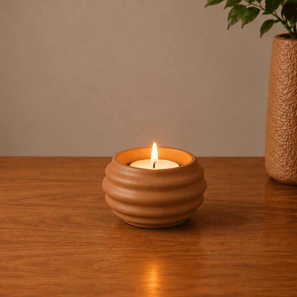 Harmony Flame Diya-Pack of 3 - Unisculp