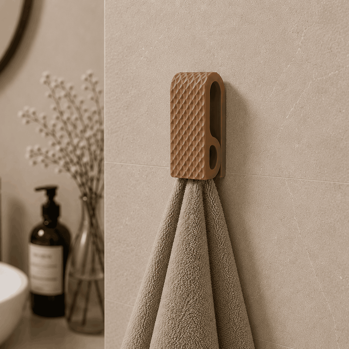 Jali Towel Hanger - Pack of 3 - Unisculp