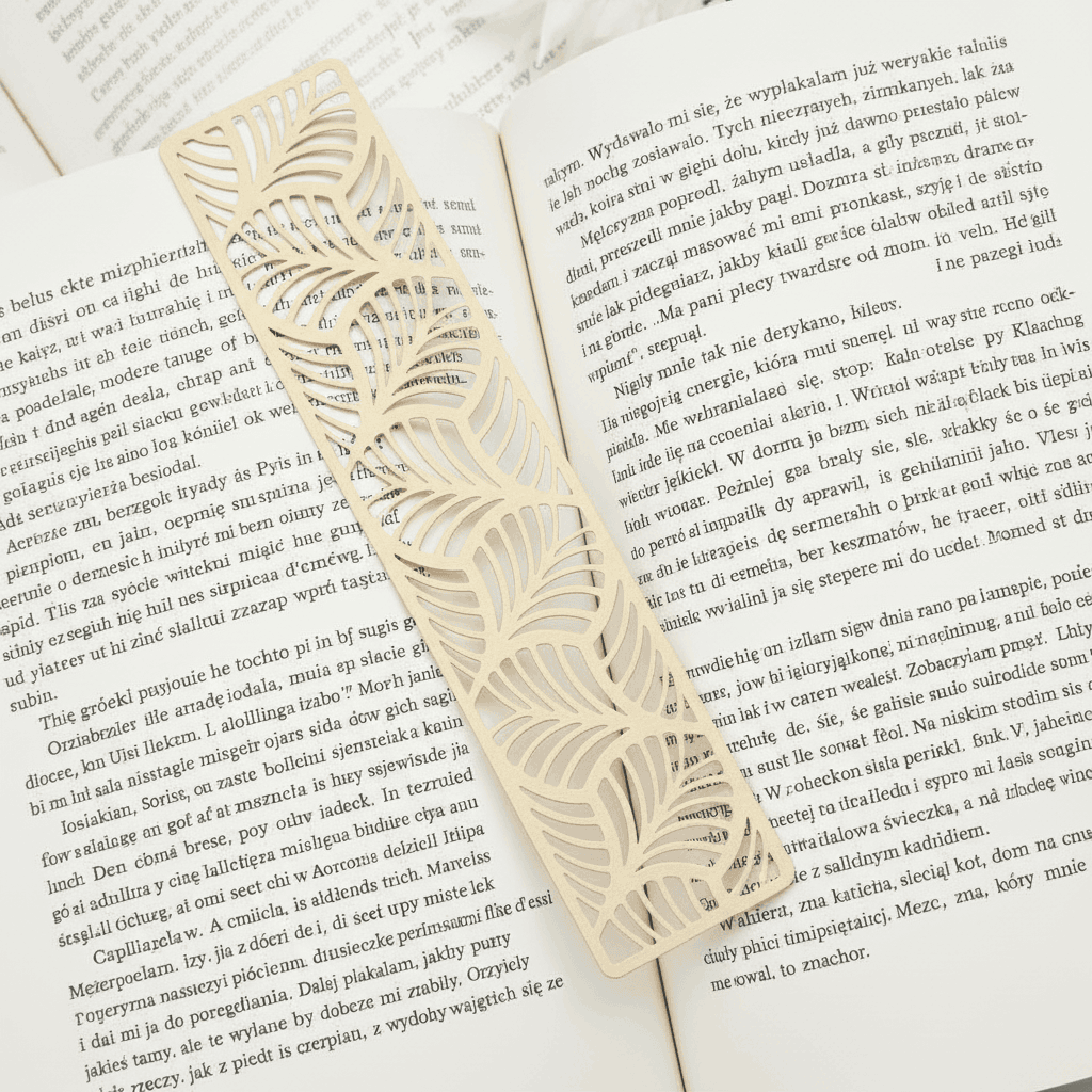 Leaf Pattern Bookmark - Unisculp