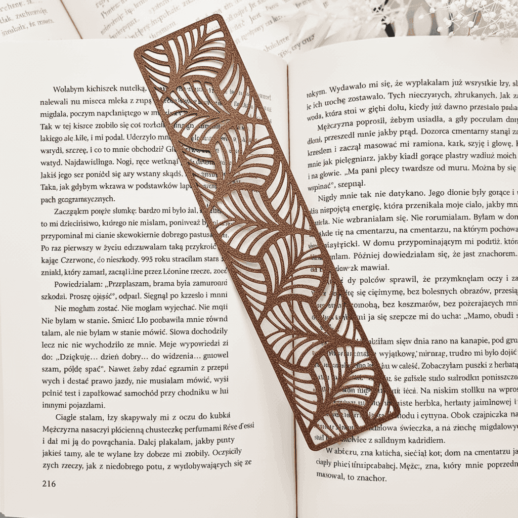 Leaf Pattern Bookmark - Unisculp