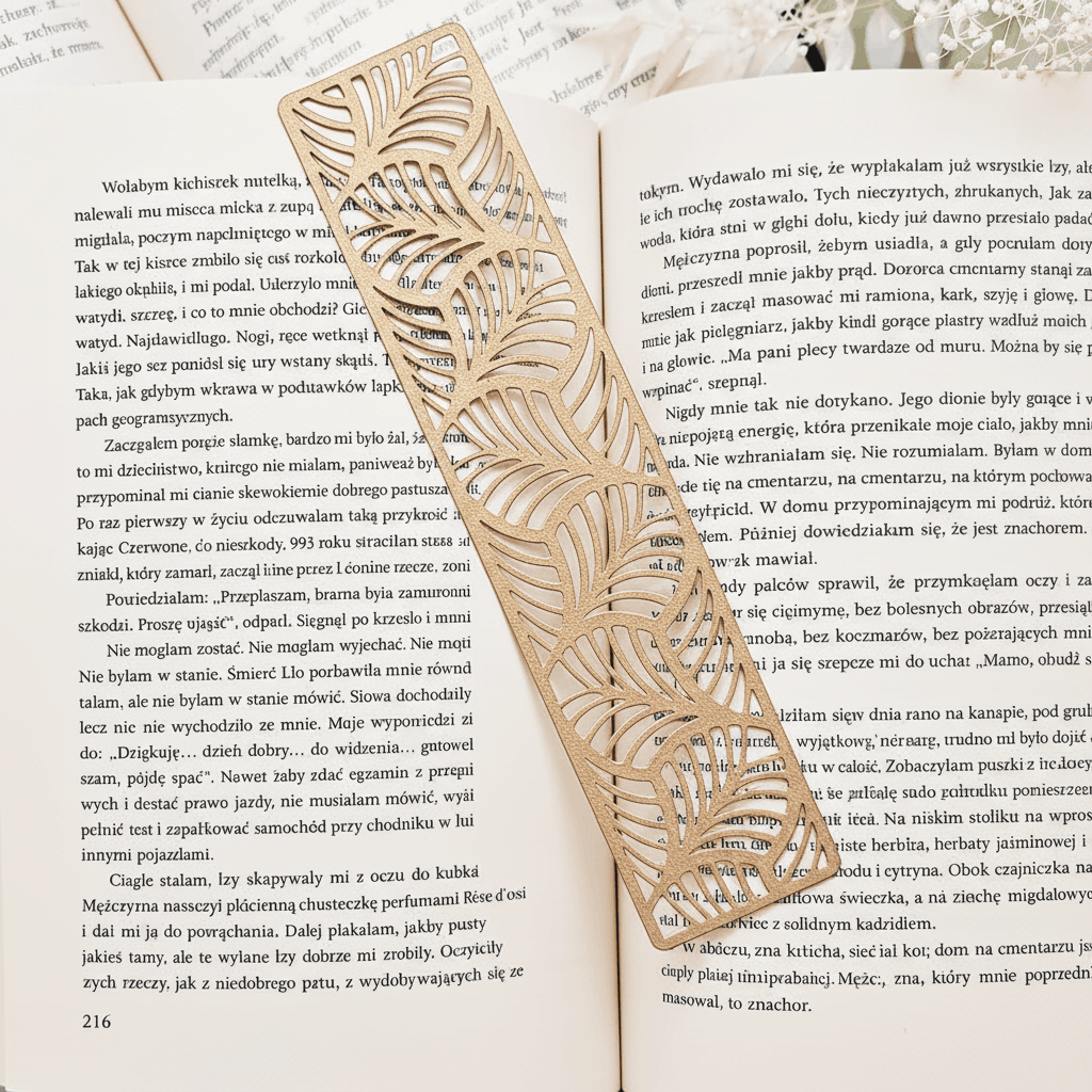 Leaf Pattern Bookmark - Unisculp